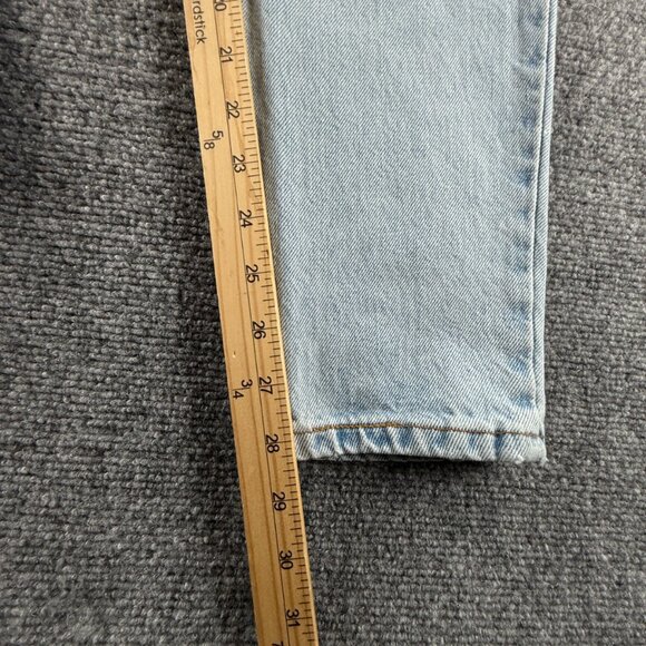 VTG Levi’s 512 Women Light Wash Denim Jeans Slim Fit Tapered Leg USA ACTL 25X28 - Picture 8 of 16